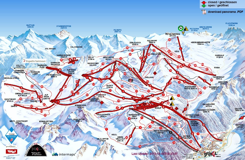 Ischgl map