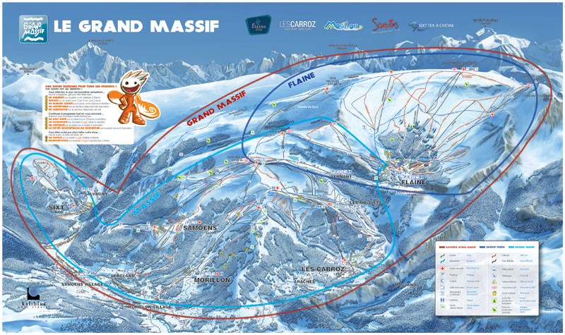 Flaine map