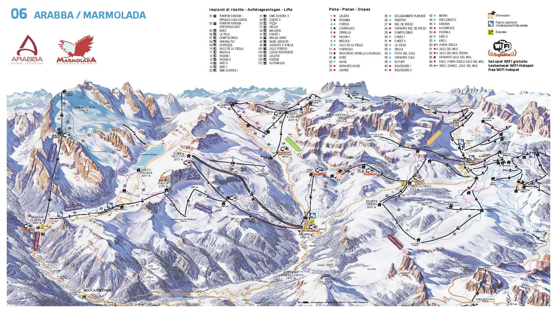 Arabba map