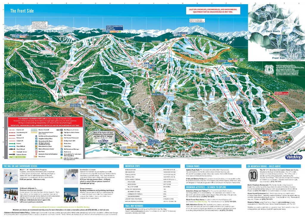 Vail map